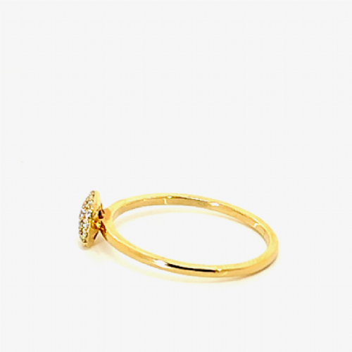  Anello in oro pave' diamanti Namuri presso Castignoli - Orologeria e gioielleria a Monza